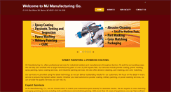 Desktop Screenshot of mjmanufacturingco.com